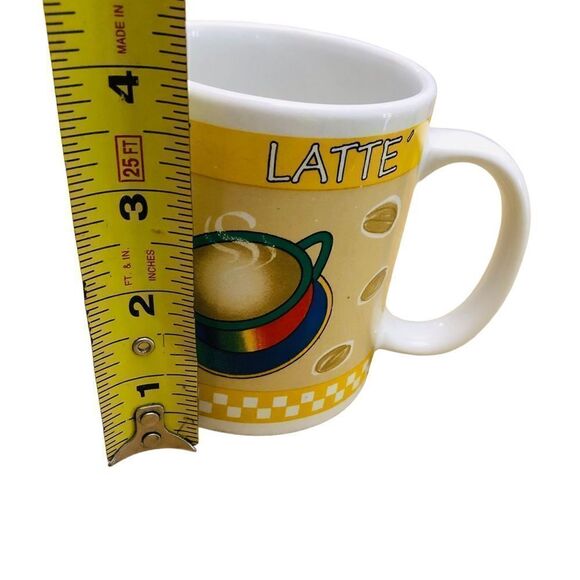 Latte Cappuccino Coffee Set Cups Mugs - Picture 9 of 9